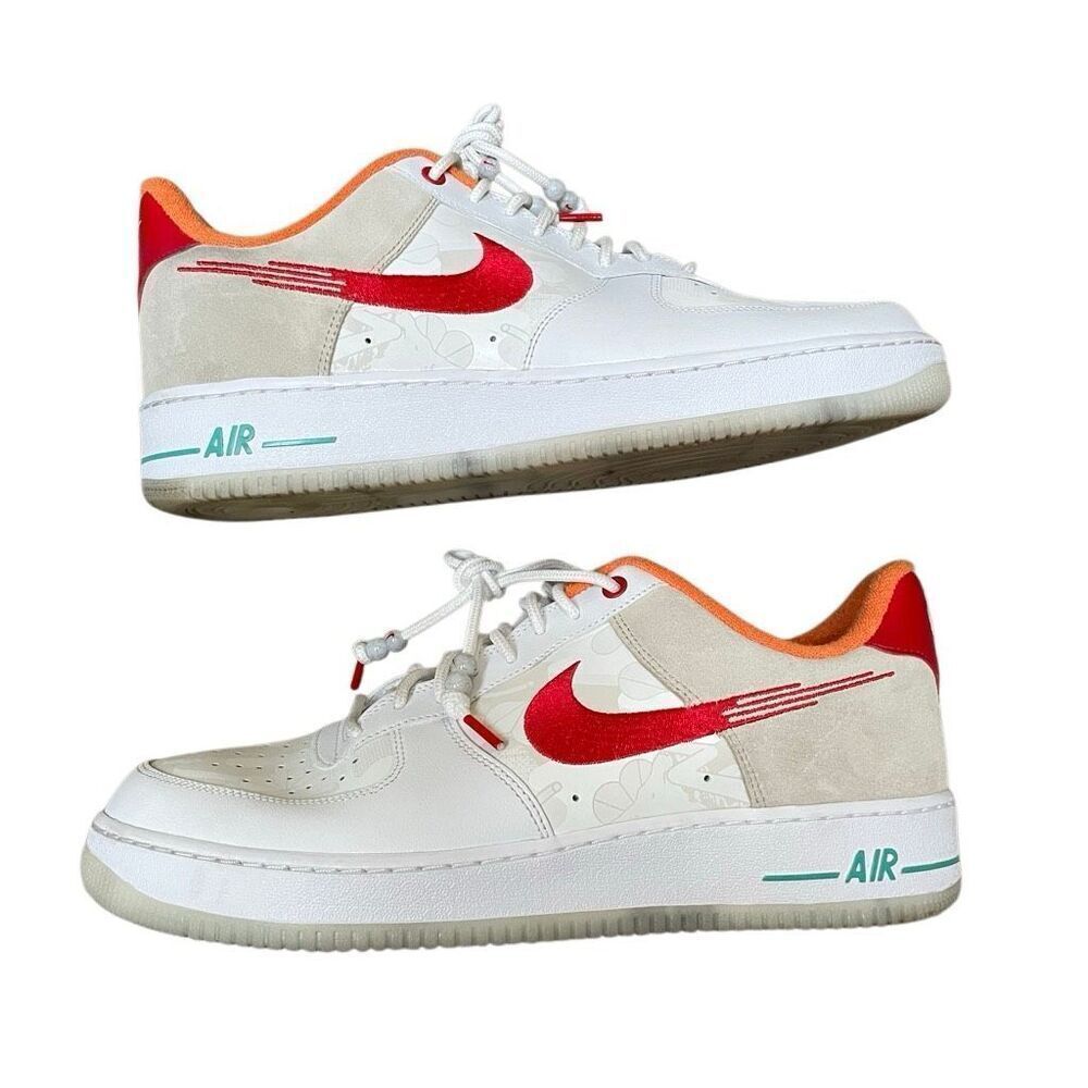 Nike‎ Air Force One ‘07 Low Premium ‘Leap High’ Men’s 13 Summit White FD4205–161